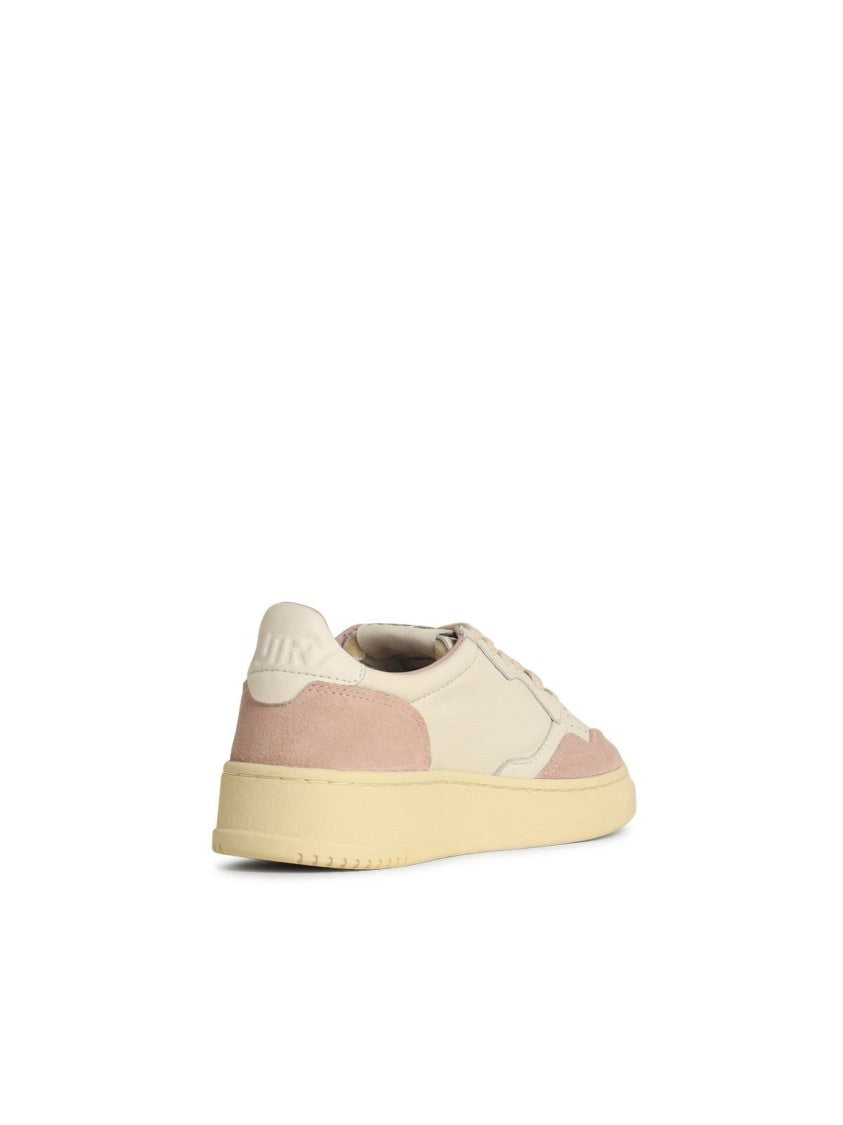 Autry 'Medialist' Pink Leather Sneakers