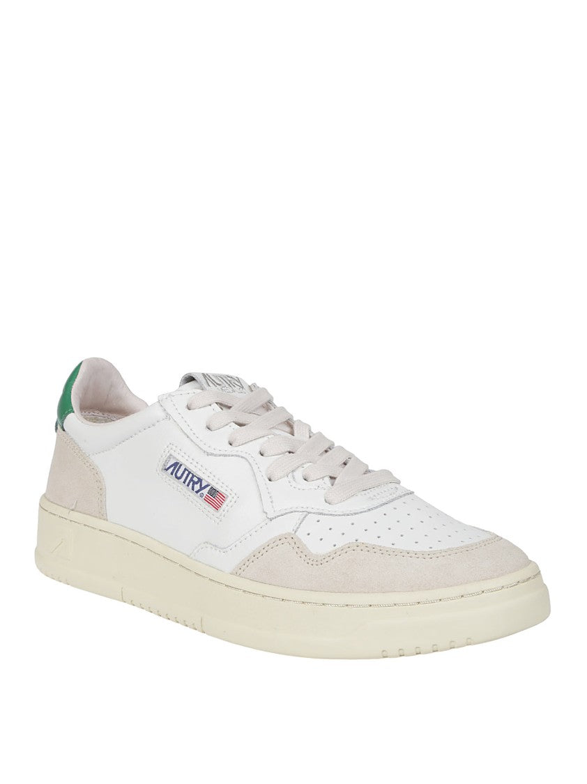 Autry Low-Top Sneakers With Suede Overlays And Padded Collar