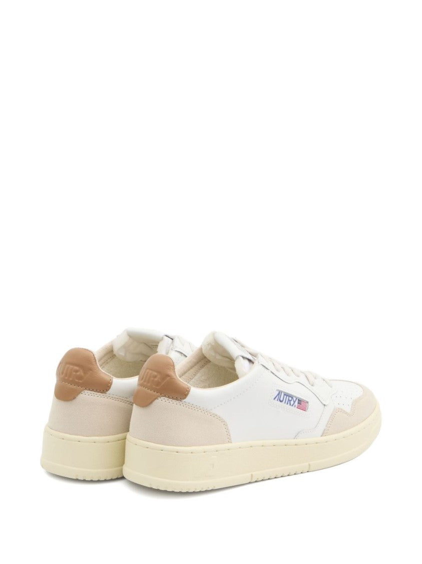 Autry Low-Top Sneakers With Padded Collar And Textured Finish