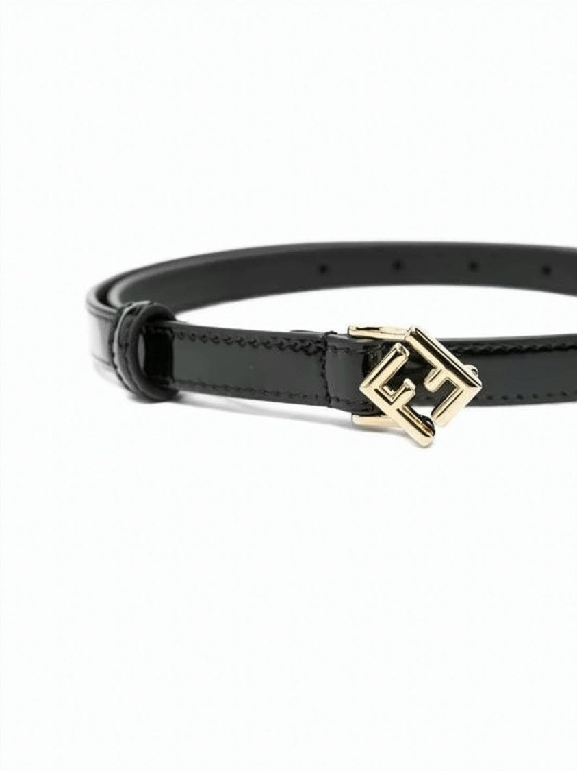Fendi Glossy Calf Leather Belt