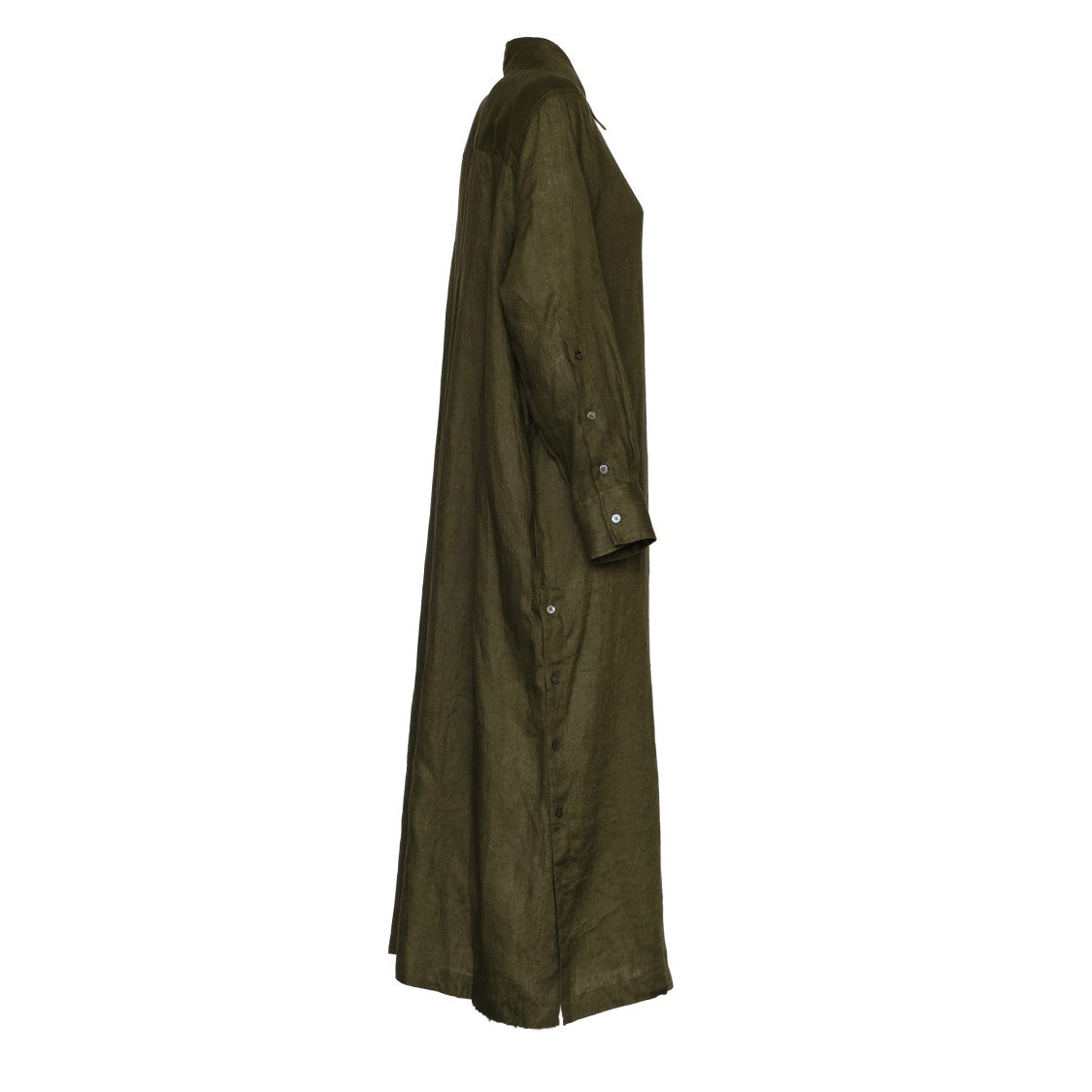 Robert Friedman Clizial Side Slit Shirt Dress
