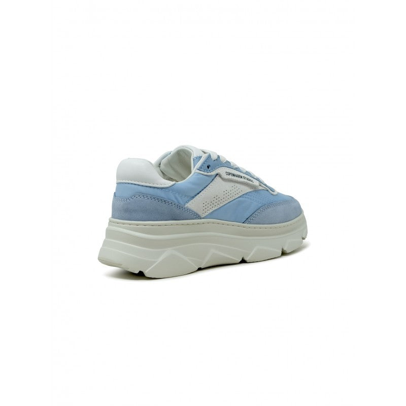 Copenhagen Mix Light Blue Suede/Fabric Sneakers