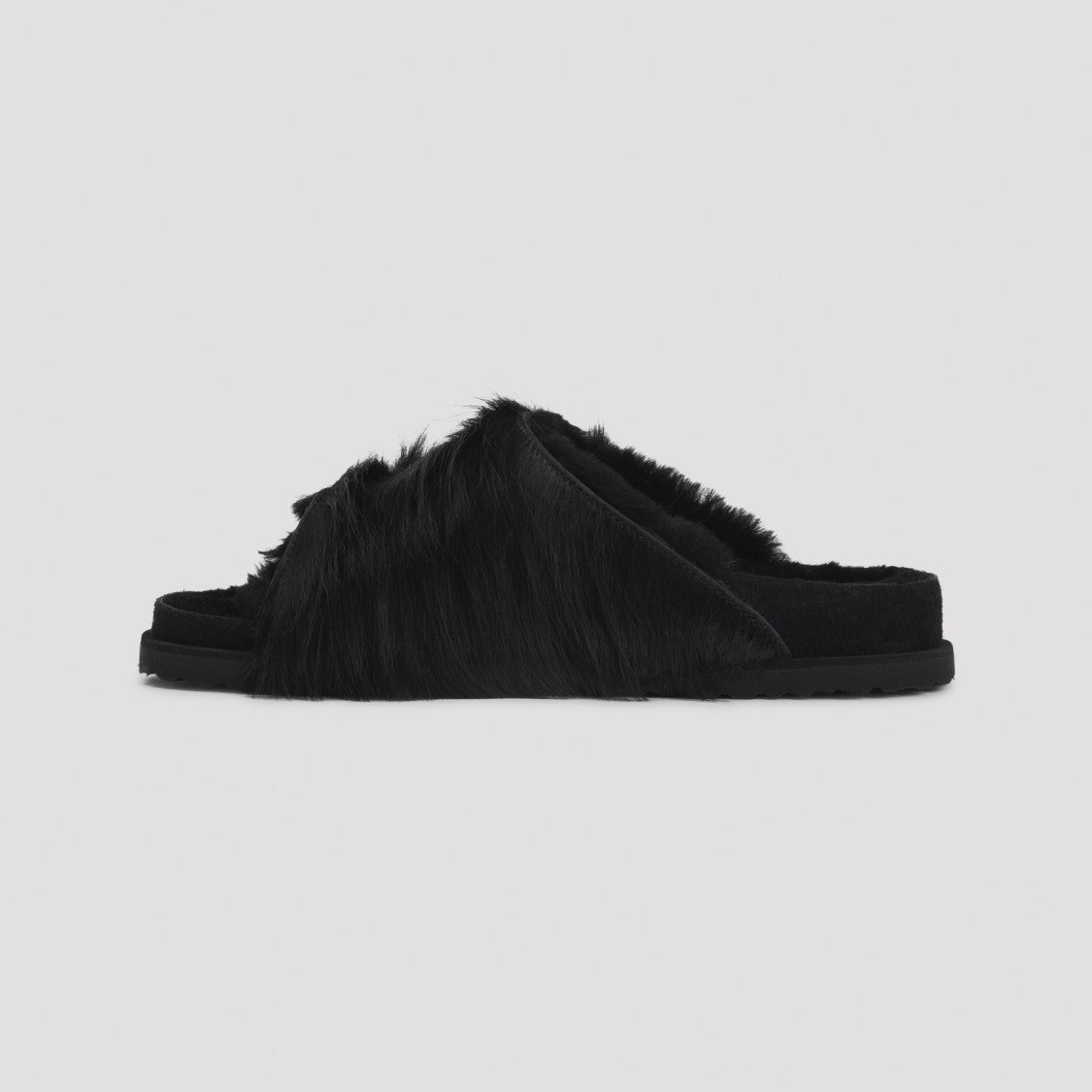 Birkenstock 1774 Zurich Black Shearling Mules