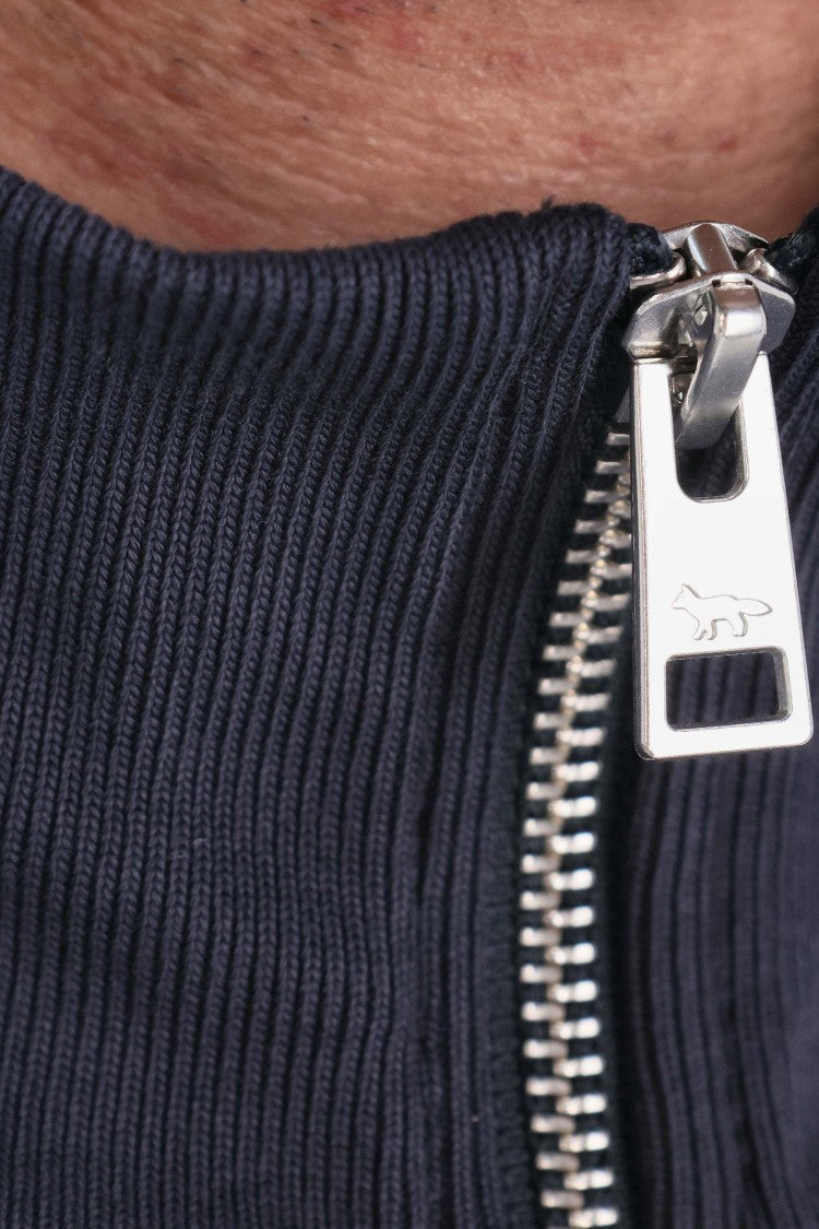 Maison Kitsuné Fox Comfort Fit Half-Zip Hoodie