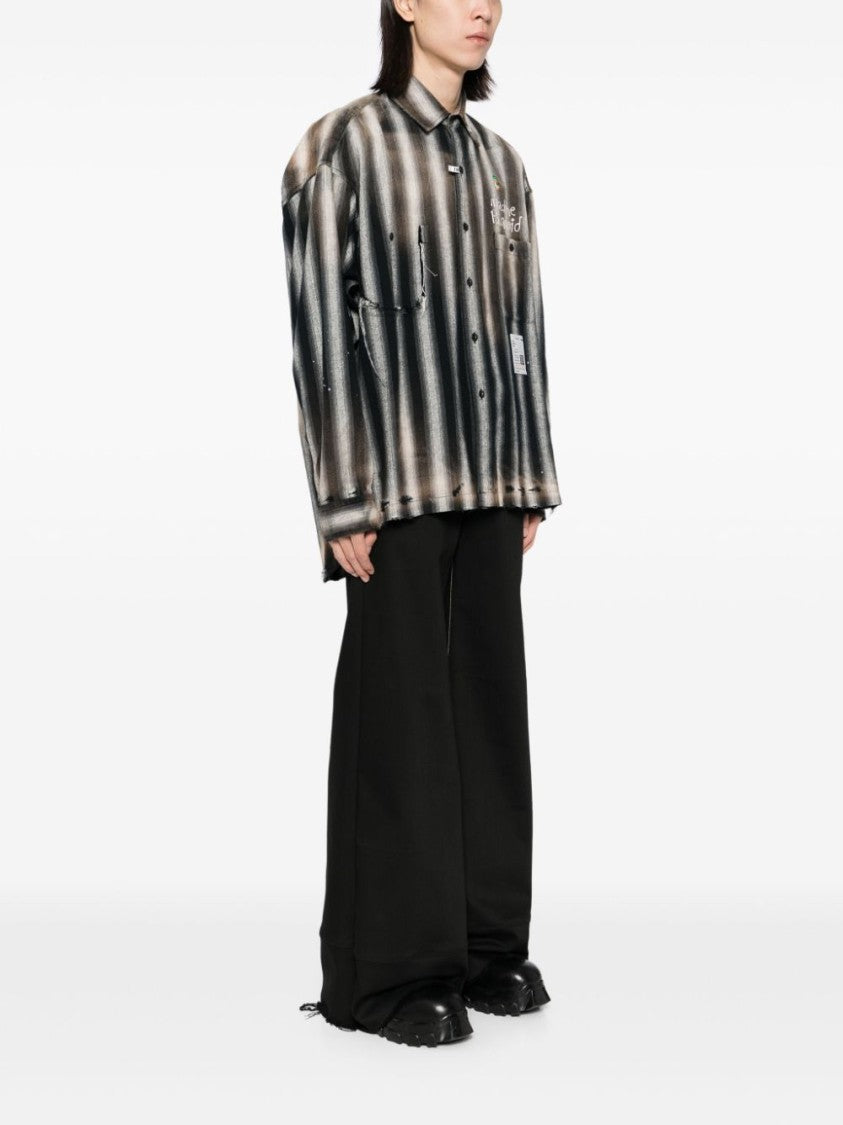 Maison Mihara Yasuhiro Signature Vintage Striped Shirts