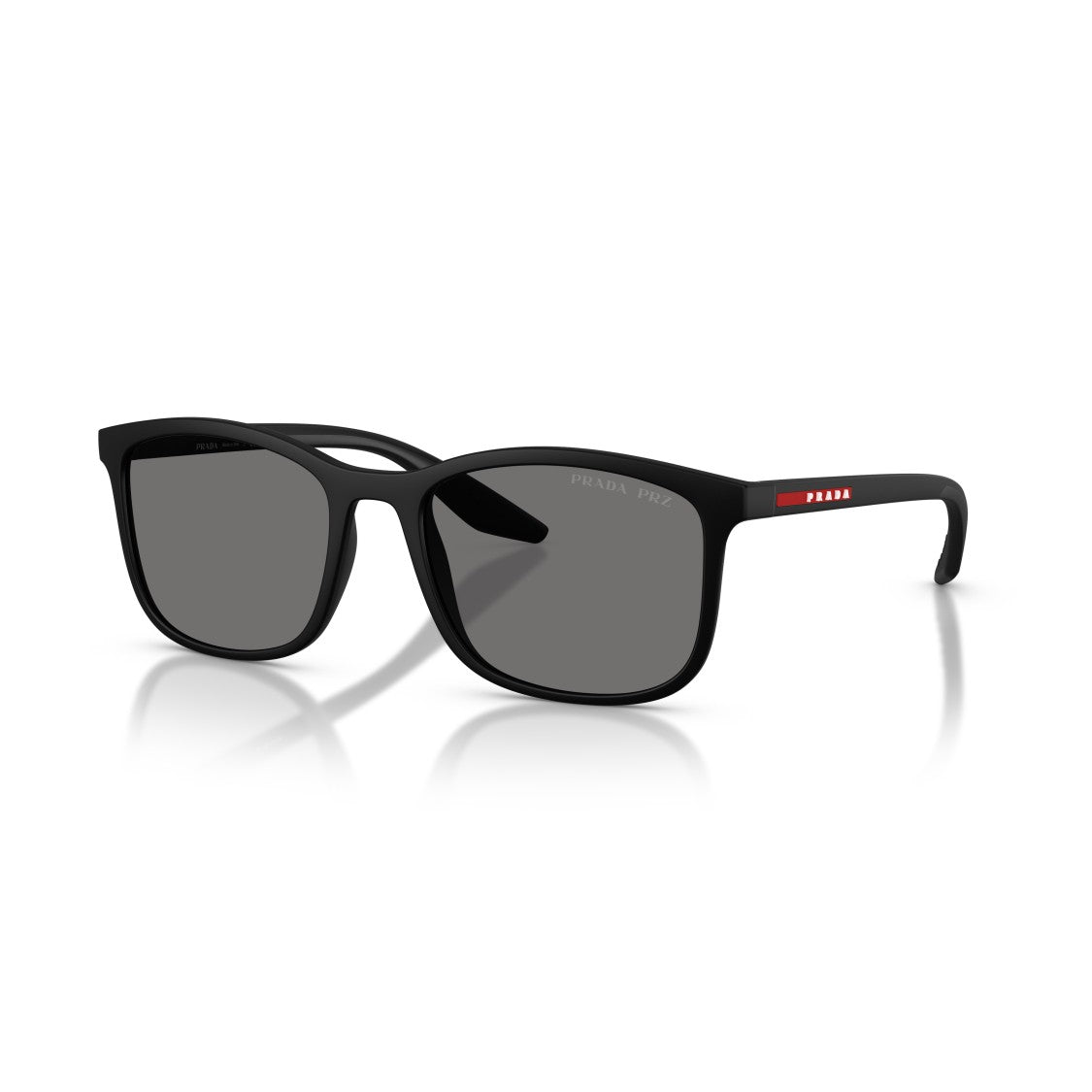 Prada Linea Rossa 0Ps A08s Rectangular Matte Black Sunglasses