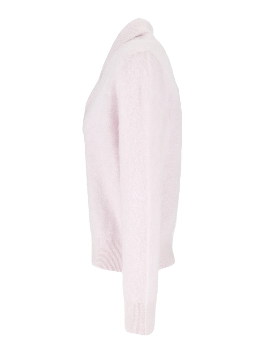 Kangra Cashmere Brushed Cashmere Shawl Collar Top