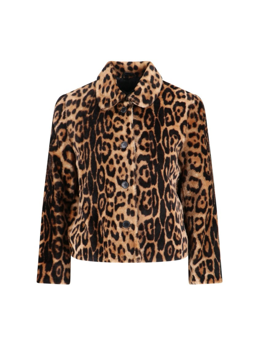 Nili Lotan "Montmartre" Jacket – Brown Animal Print