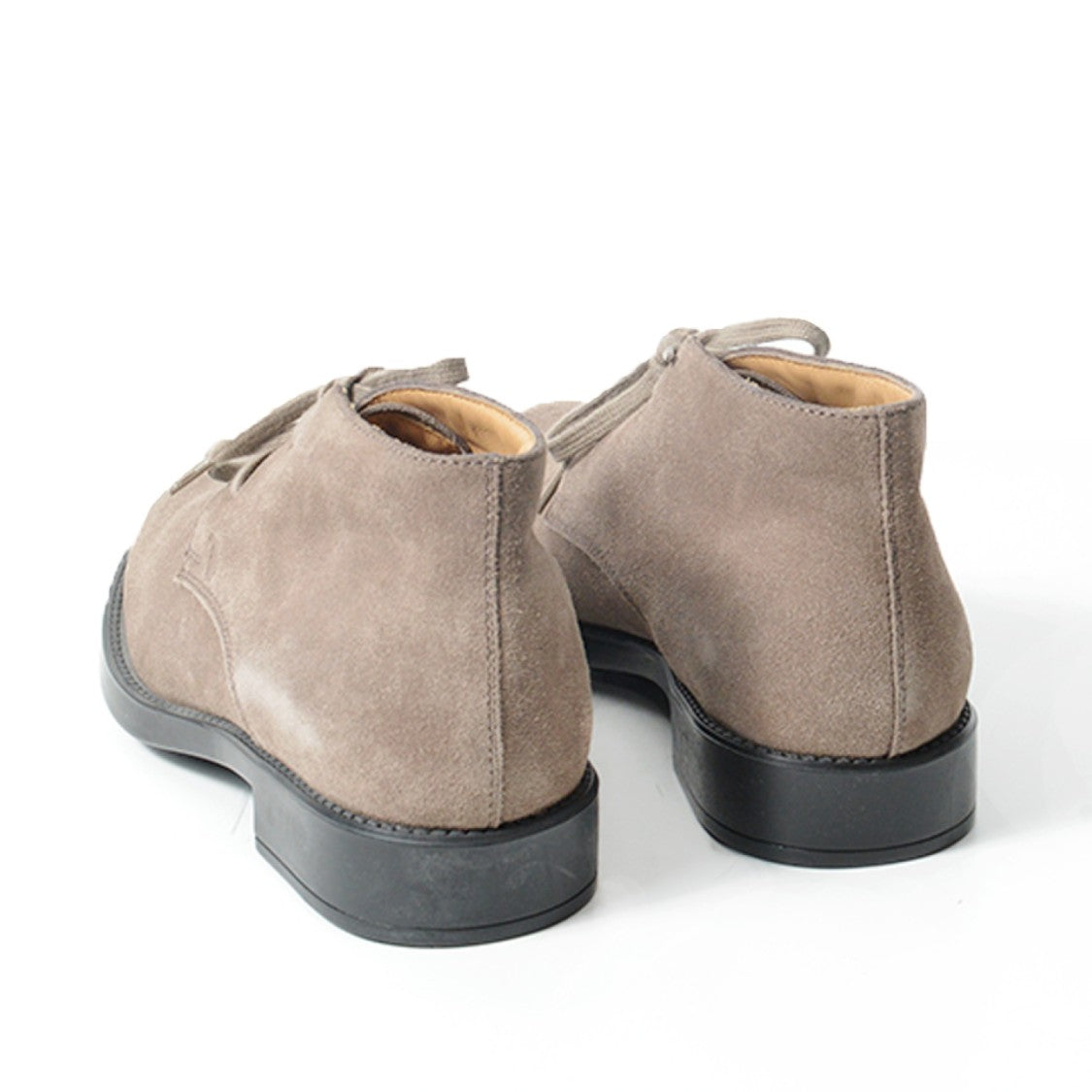 Tod's Taupe Suede Leather Ankle Boots