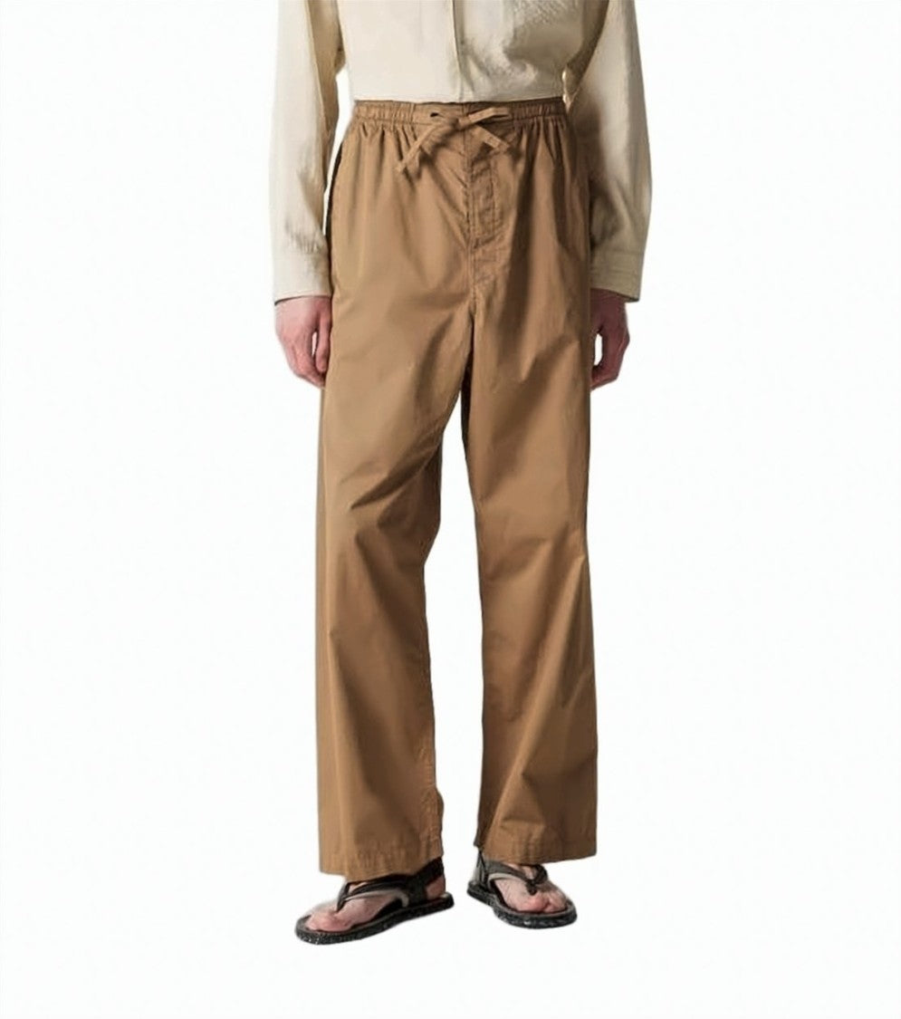 Lemaire Relaxed-Fit Straight Pants With Adjustable Waistband