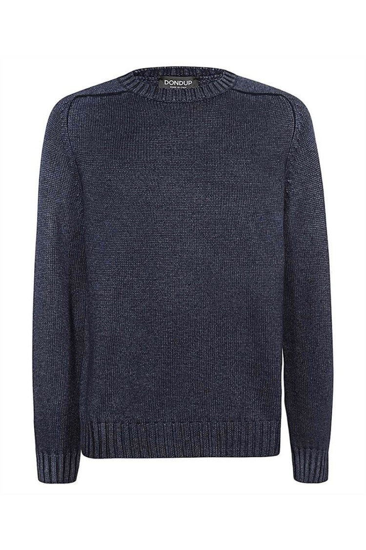 Dondup Multicolor Knitwear Textured Design Crew Neck