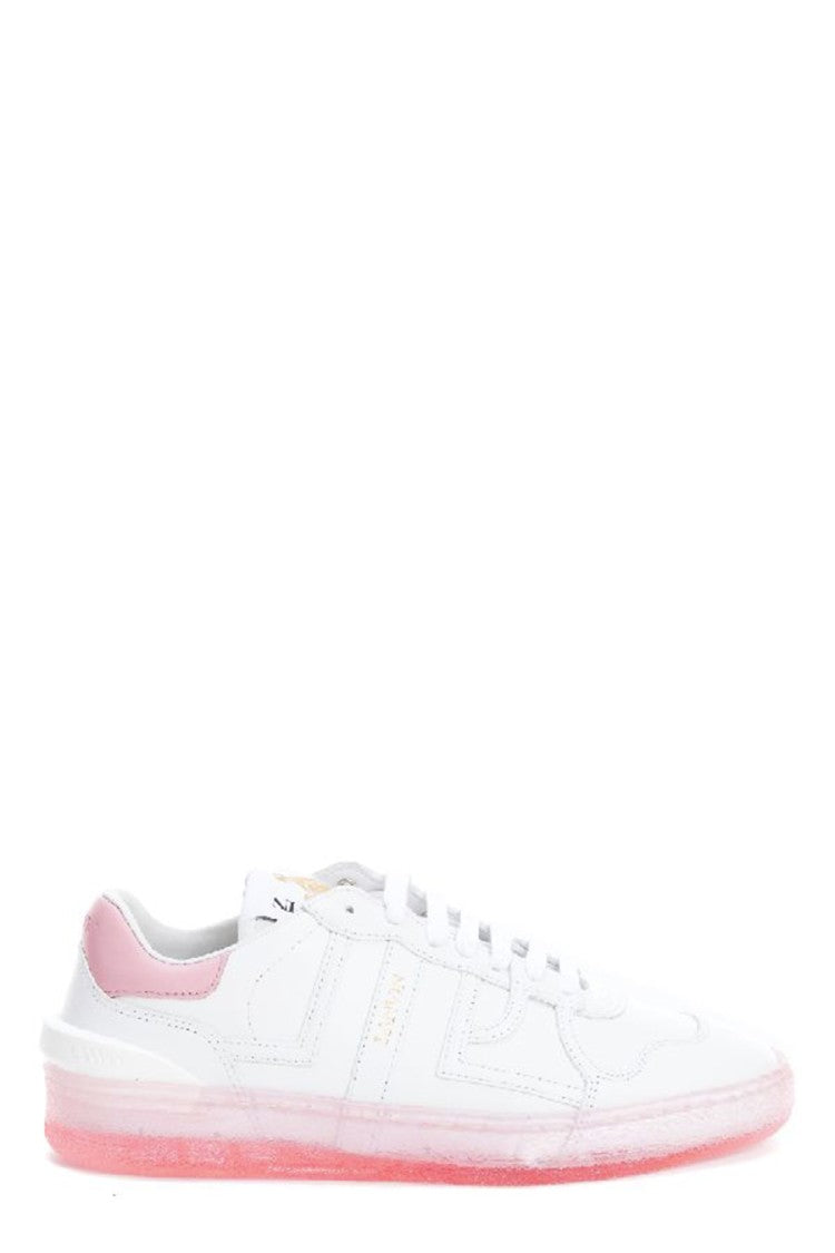 Lanvin White Leather Low-Top Sneakers