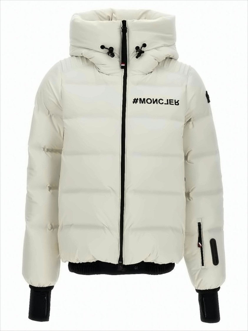 Moncler Quilted Padded Jacket With High Collar