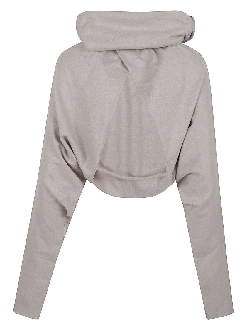 The Andamane Relaxed Fit Long-Sleeve Top With Battery Neckline