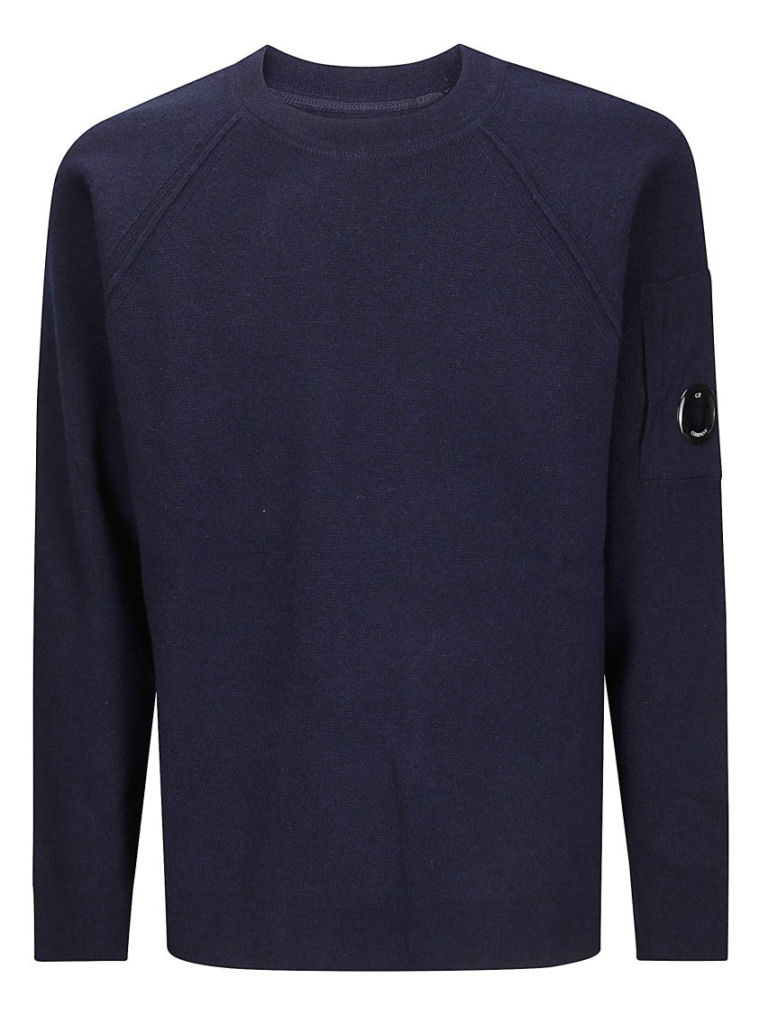C.P. Company Crew Neck Sweater With Raglan Sleeves