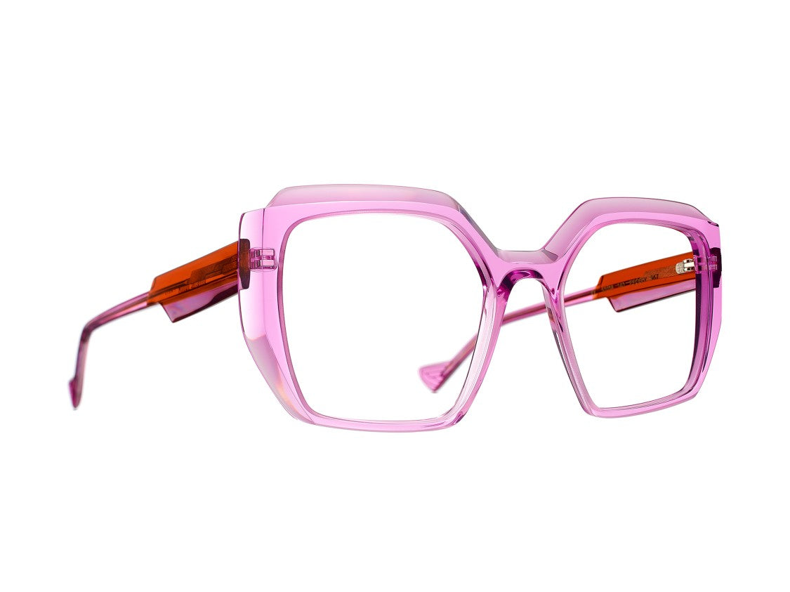 Caroline Abram Peggy Oversized Acetate Geometric Sunglasses