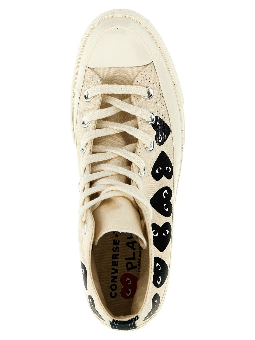 Comme Des Garçons High-Top Canvas Sneakers