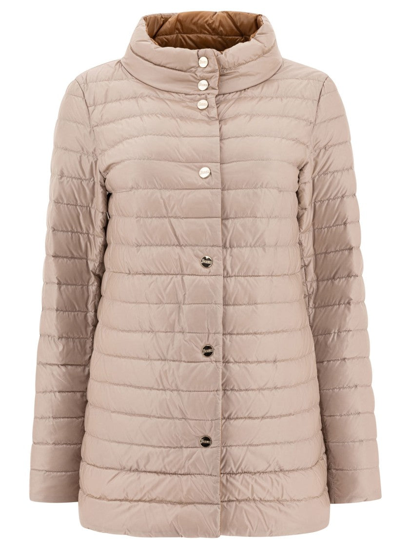 Herno Quilted Beige Down Jacket