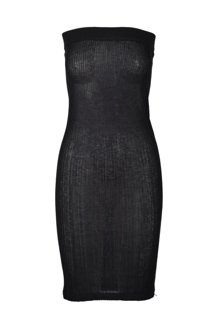Wild Cashmere Silk Cashmere Dress - Black