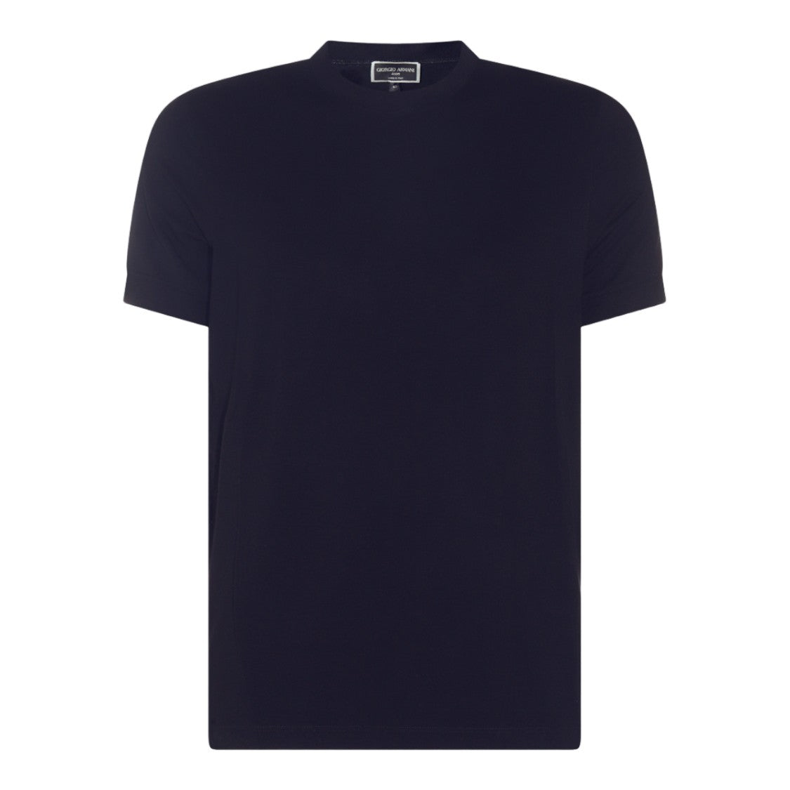 Giorgio Armani Black Minimalist Crewneck T-Shirt