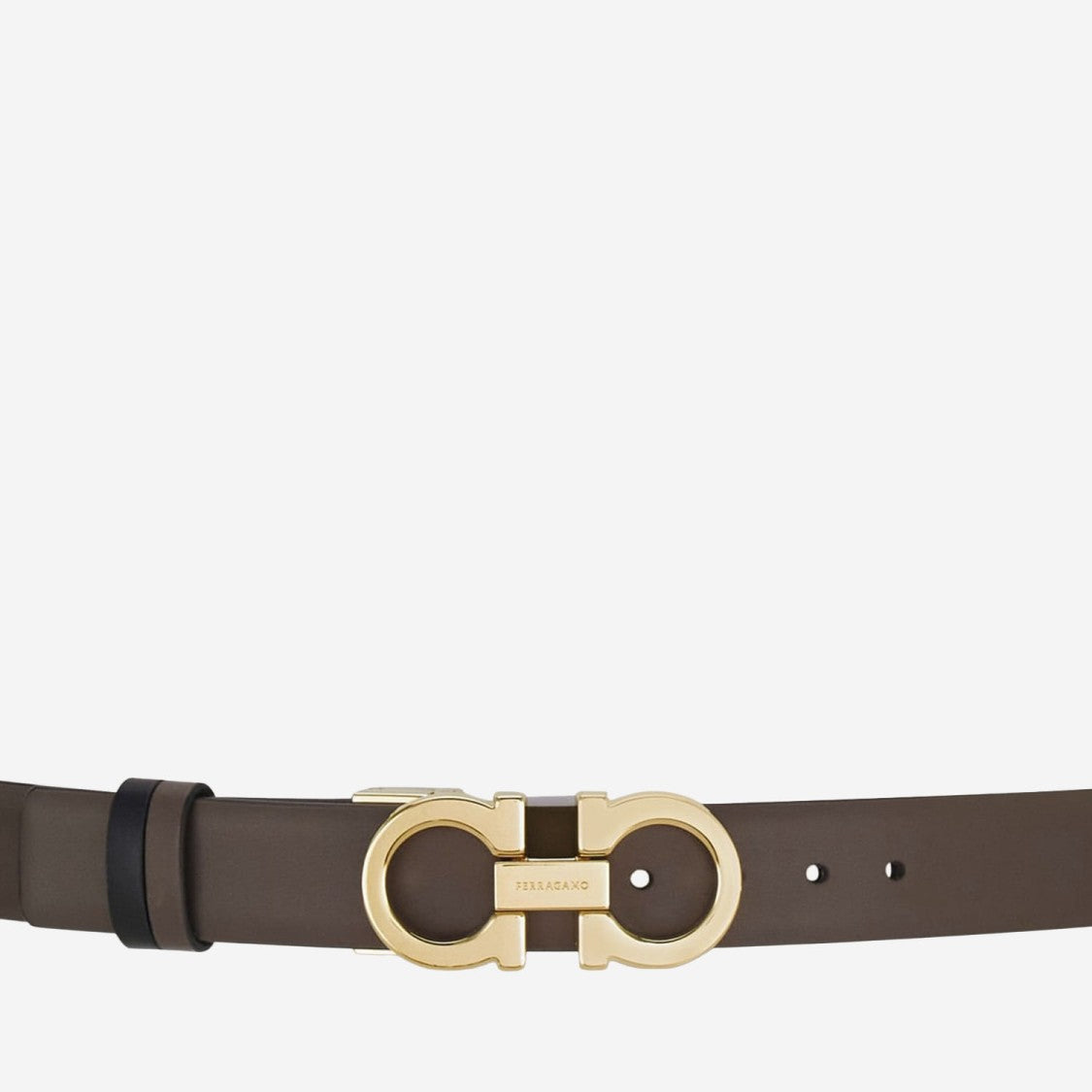 Salvatore Ferragamo Reversible Gancini Belt With Double Buckle