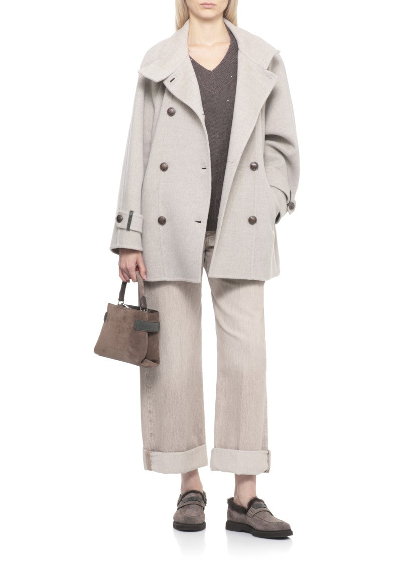 Brunello Cucinelli Virgin Wool And Cashmere Coat