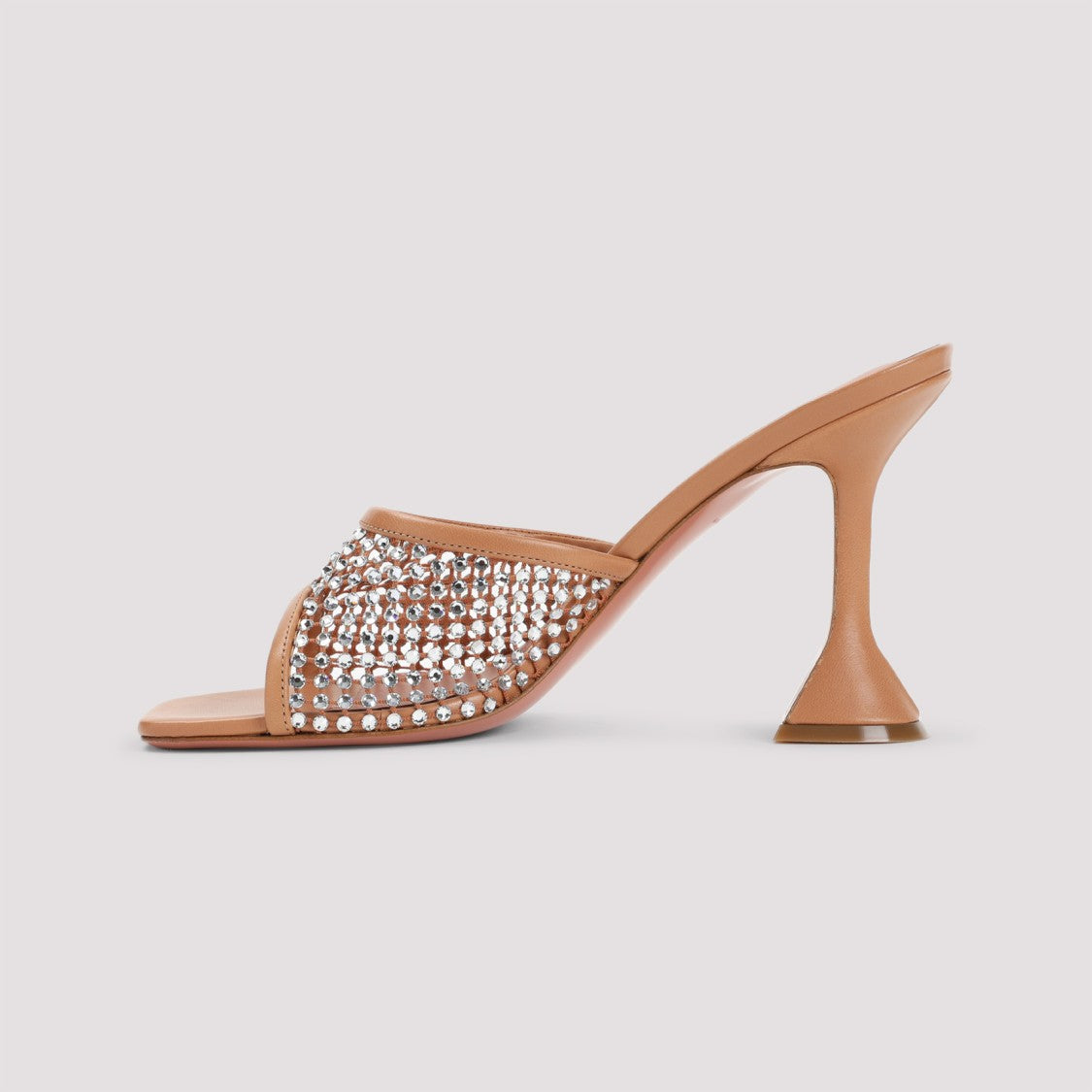 Amina Muaddi Lupita Crystal Net 95 Sandals