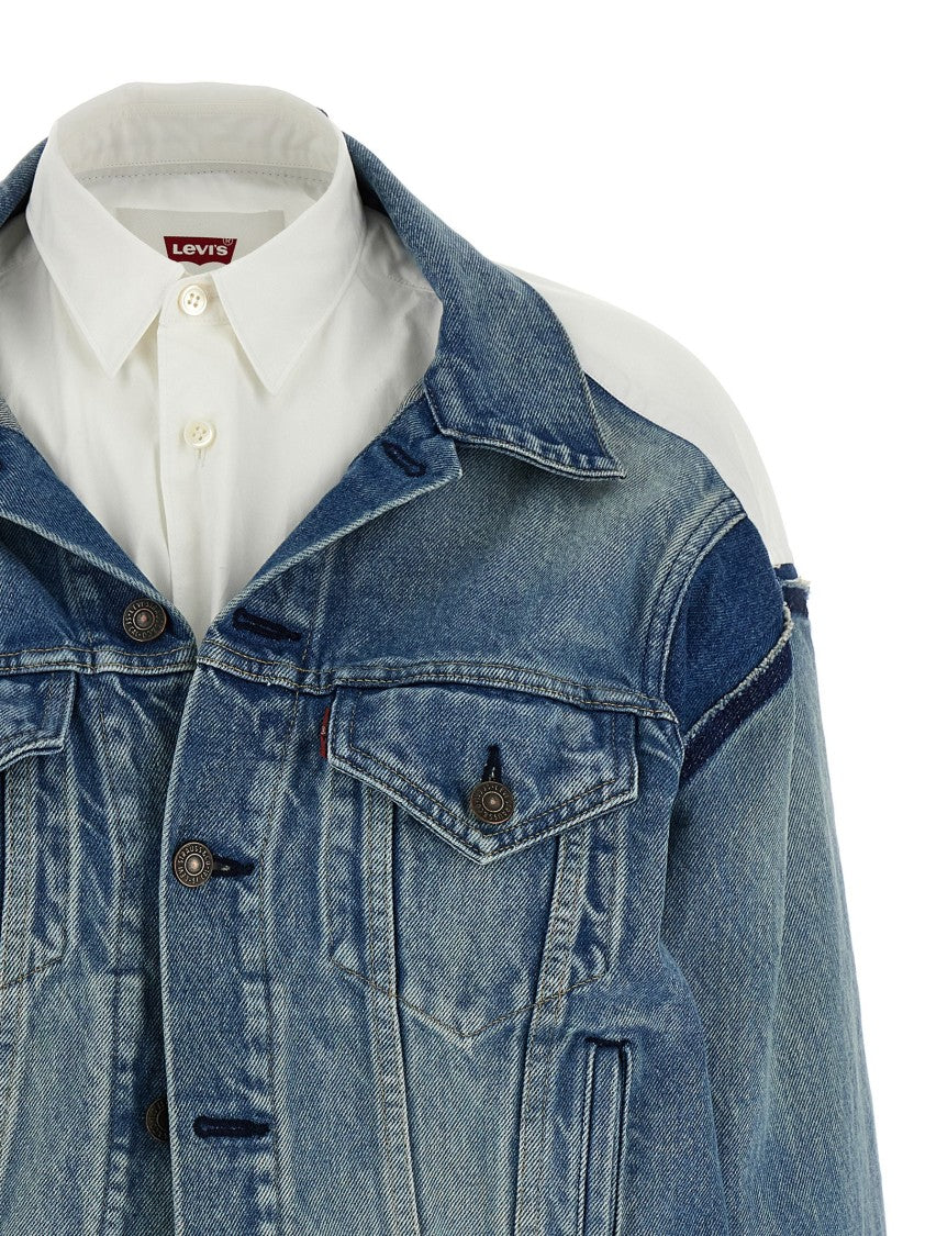 Junya Watanabe Double-Layer Denim Front Shirt Jacket