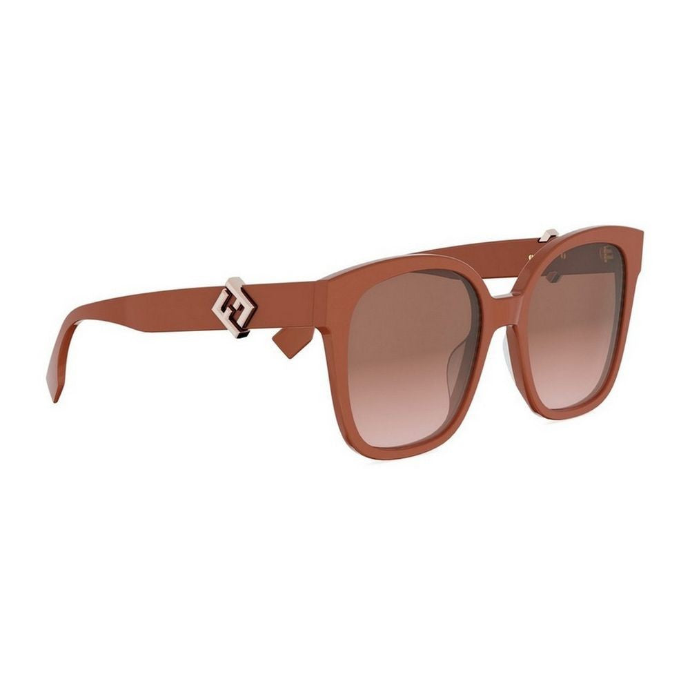 Fendi Ff Diamonds Oversized Square Acetate Sunglasses