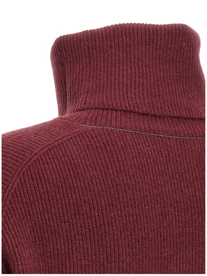 Brunello Cucinelli Ribbed Turtleneck Sweater