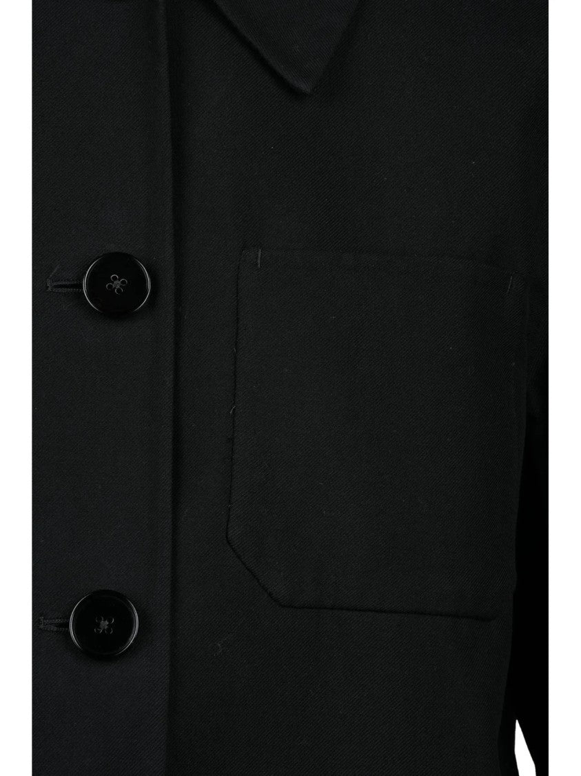 Jil Sander Stretch Canvas Jacket - Black