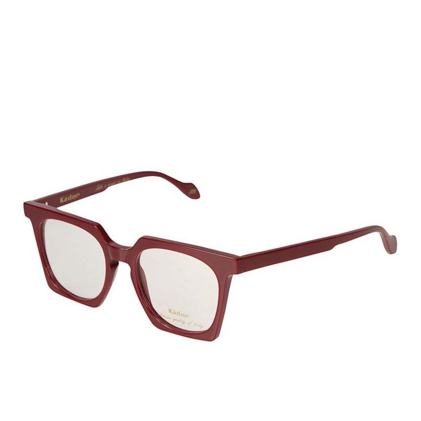 Kador Maya Light Deep Red Square Frame Eyeglasses