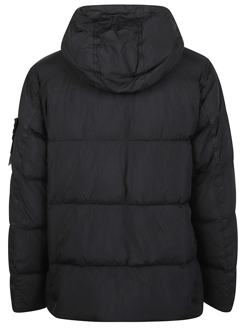 Stone Island Rds Padded Quilted Hooded Down Jacket
