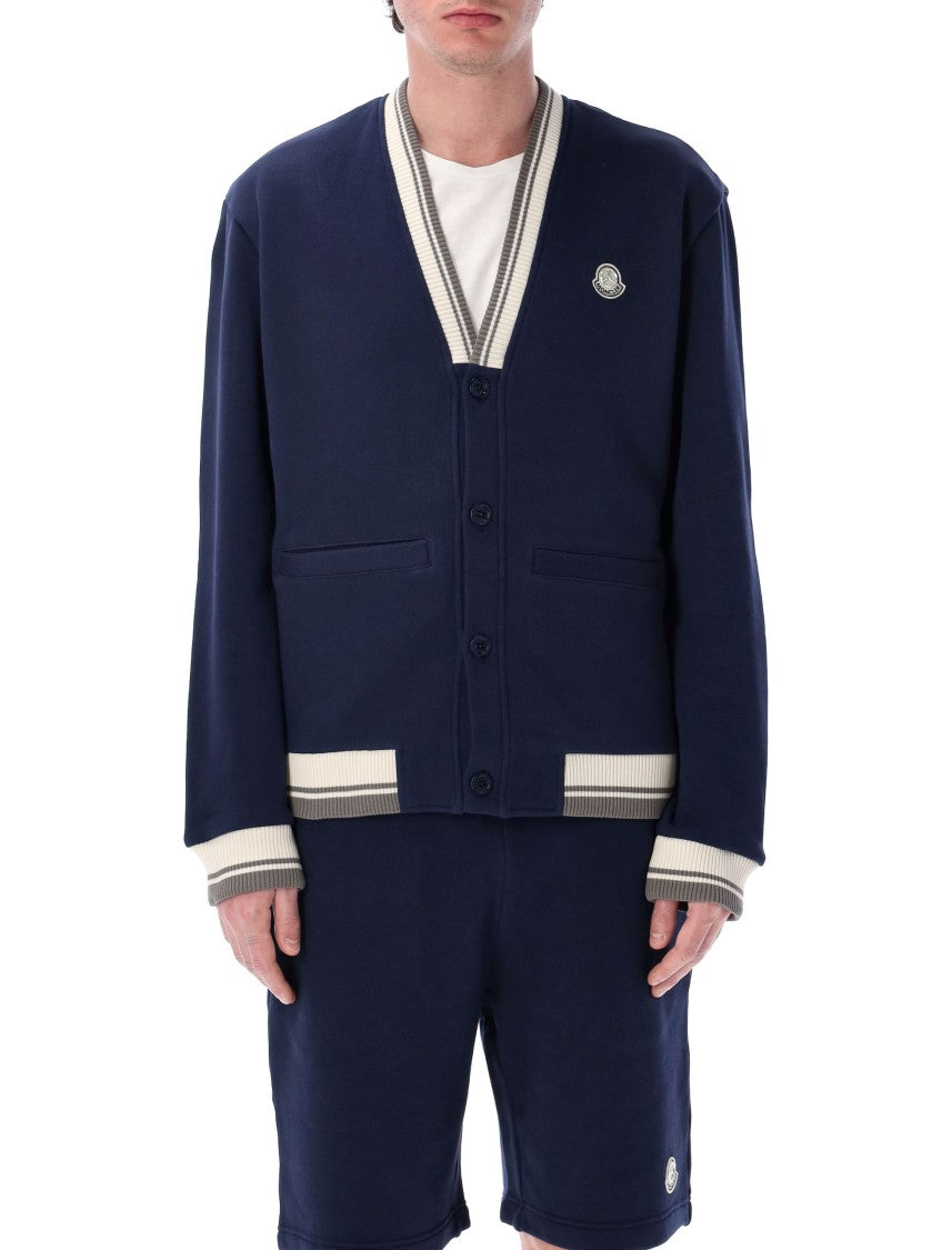 Moncler Genius Padded Cotton Sweatshirt With V-Neck