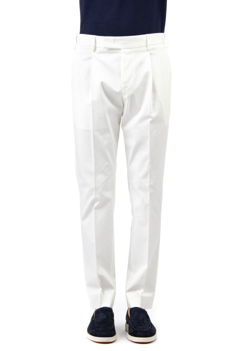 Pt Torino Cotton Rasatello Fit Eleven Trousers