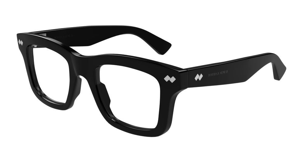 Bottega Veneta Eyeglasses Bv1353o 005 Black Black Transpare 51/20/145