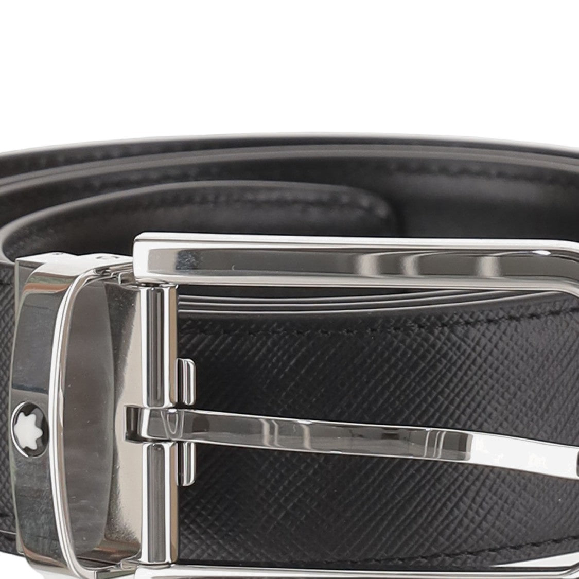 Montblanc Black Reversible Meisterstueck Leather Belt