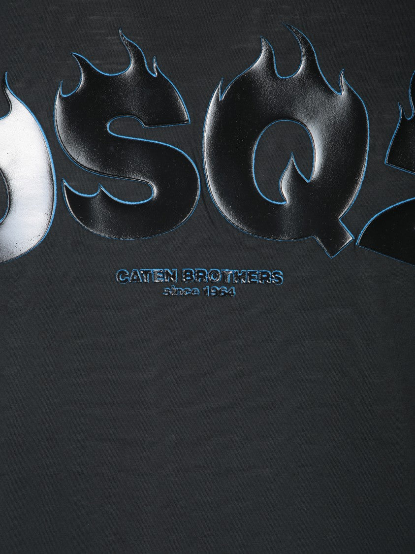 Dsquared2 Short Sleeve Black Cotton T-Shirt