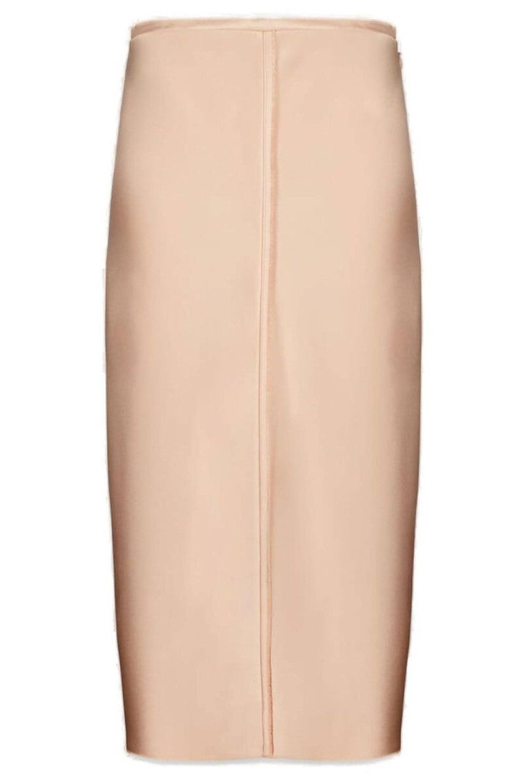 Ami Paris Midi Skirt – Pink