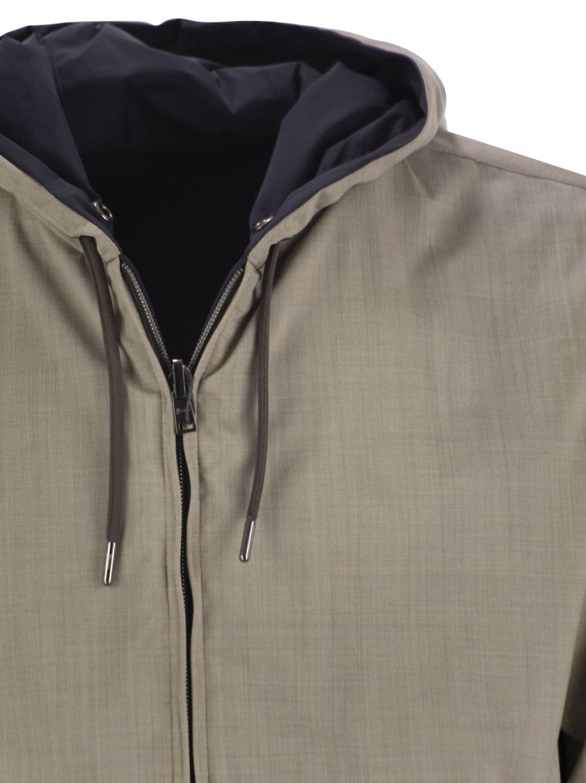 Herno Reversible Hooded Jacket