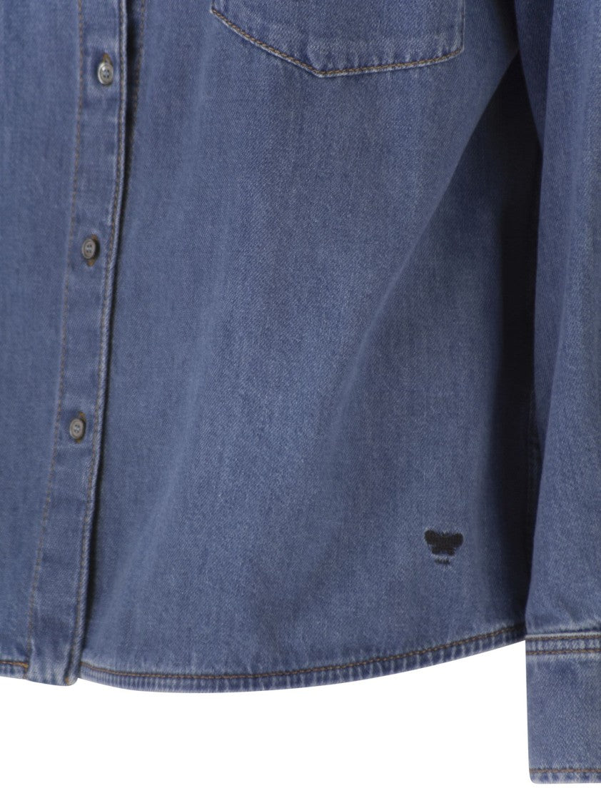 Max Mara Wkdfoggia - Cotton Denim Shirt