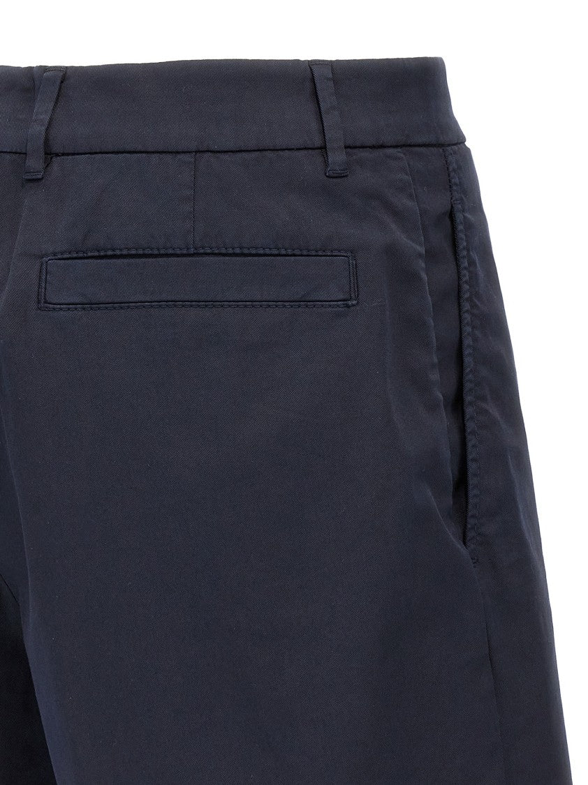 Brunello Cucinelli Black Cotton Bermuda Shorts