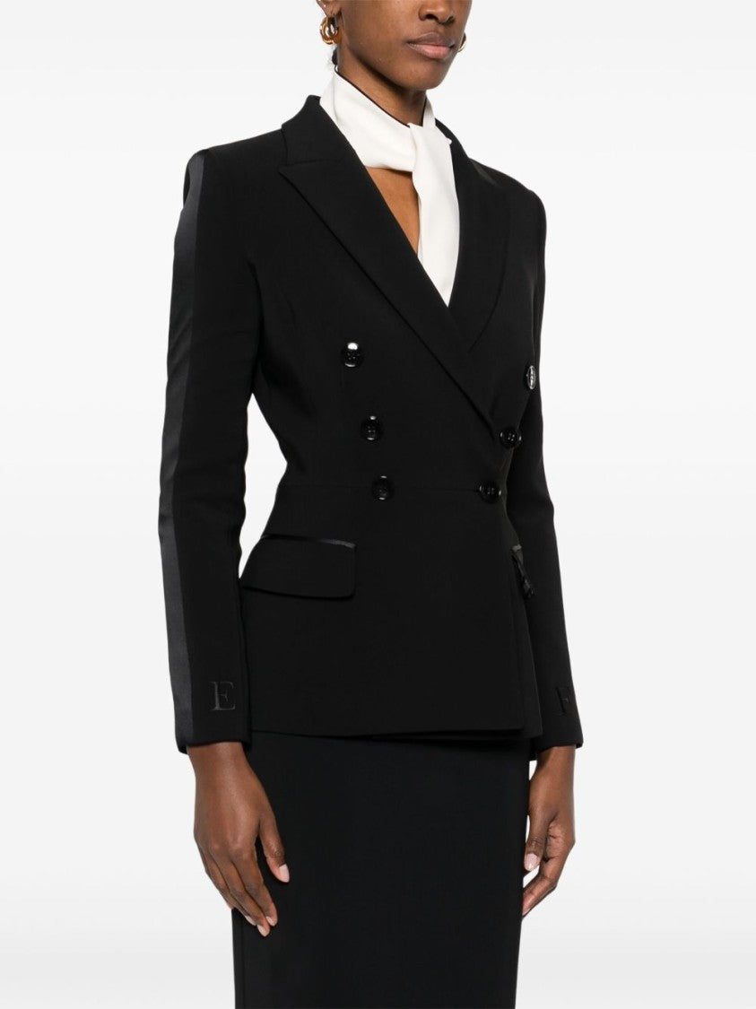 Elisabetta Franchi Double-Breasted Tailored Jacket