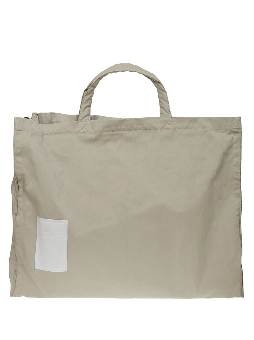 Ten C Versatile Tote Bag With Tone-On-Tone Logo
