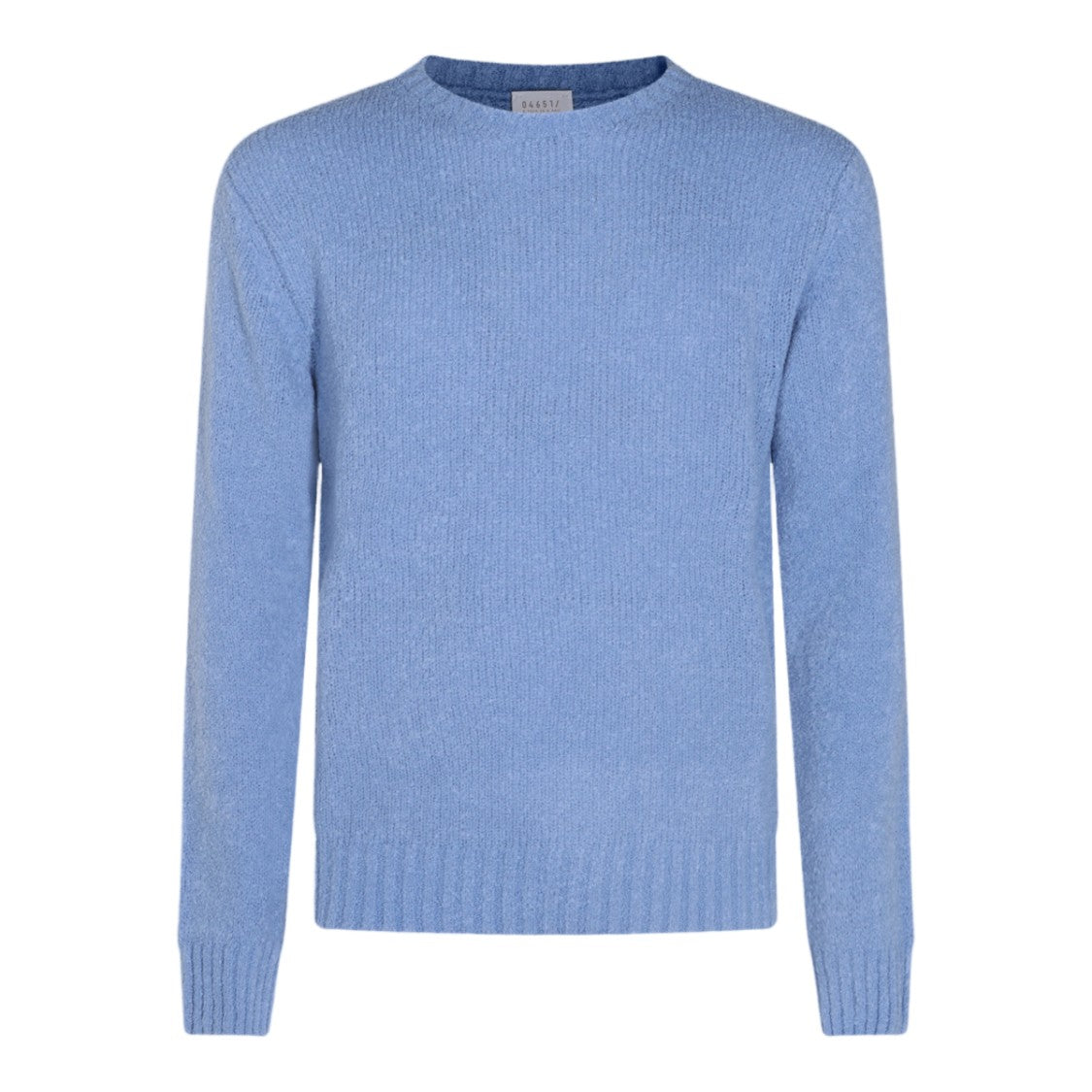04651/A Trip In A Bag Textured Knit Sweater With Classic Crew Neckline