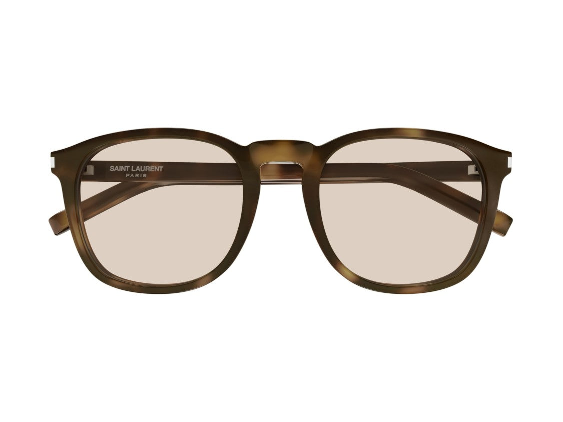 Saint Laurent Sl 818 Tortoiseshell Acetate Square Sunglasses