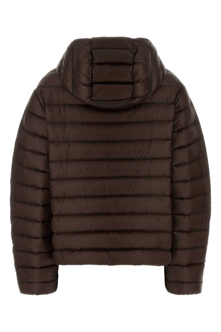 Jil Sander Brown Nylon Down Jacket