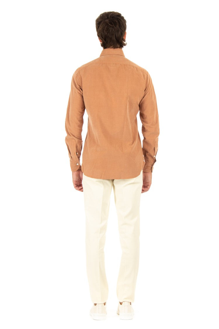 Borriello 2000-Rib Corduroy Tailored Shirt