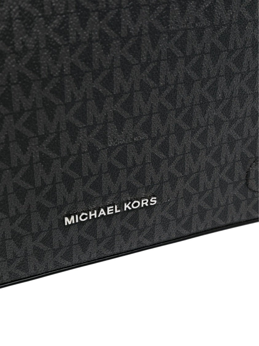 Michael Kors Dual Monogram Leather Crossbody Bag