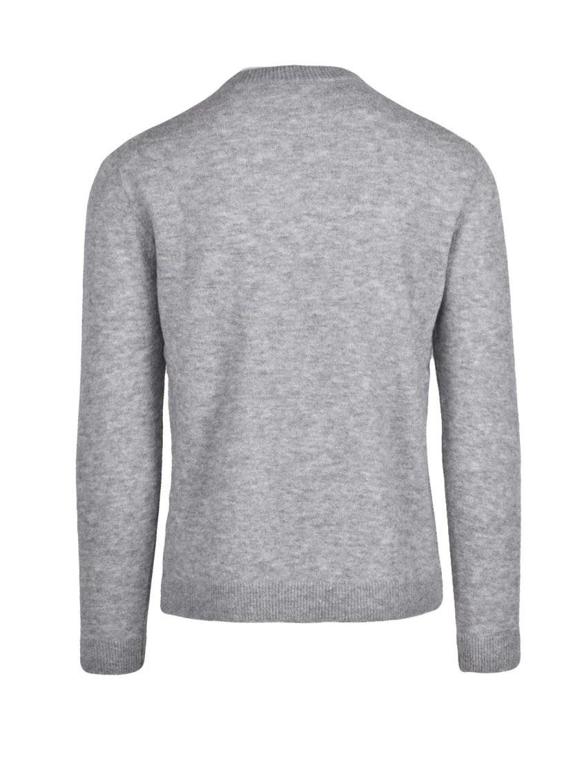 Daniele Fiesoli Crewneck Pullover In Extrafine Merino Wool Blend